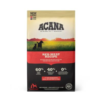 Acana Grain-Free Dry Dog Food, Red Meat, 25-lb