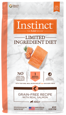 Instinct Limited Ingredient Diet Dry Dog Food, Salmon, 4-lb