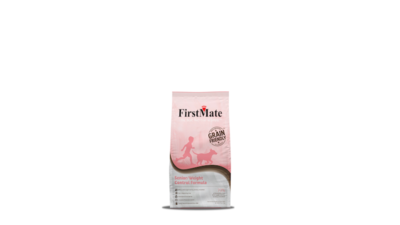 FirstMate Grain Friendly Dry Dog Food, Senior/Weight Control, 5-lb