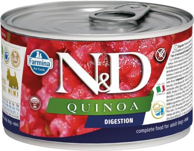Farmina N&D Quinoa Canned Dog Food, Digestion, Lamb, 4.9-oz