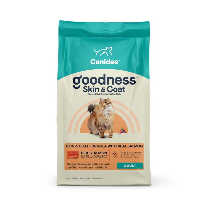 Canidae Goodness Dry Cat Food, Skin & Coat, 5-lb