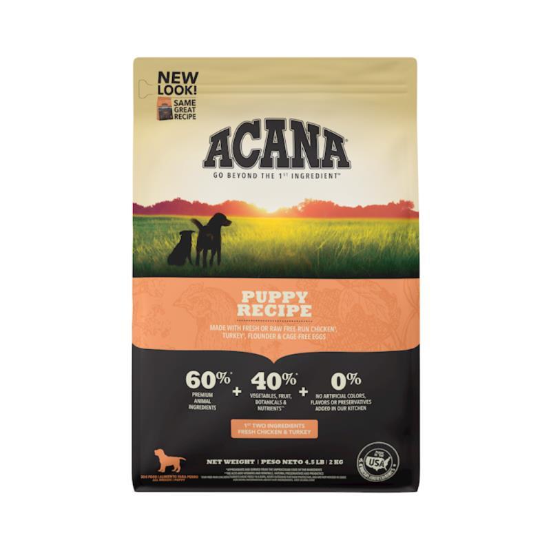 Acana Grain-Free Dry Dog Food, Puppy & Junior, 4.5-lb