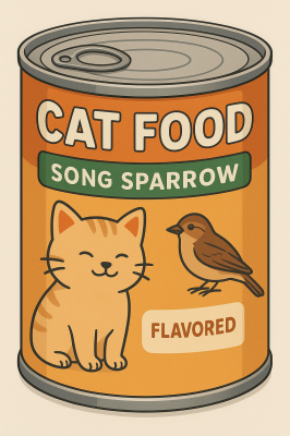 Cat food Sparrow !