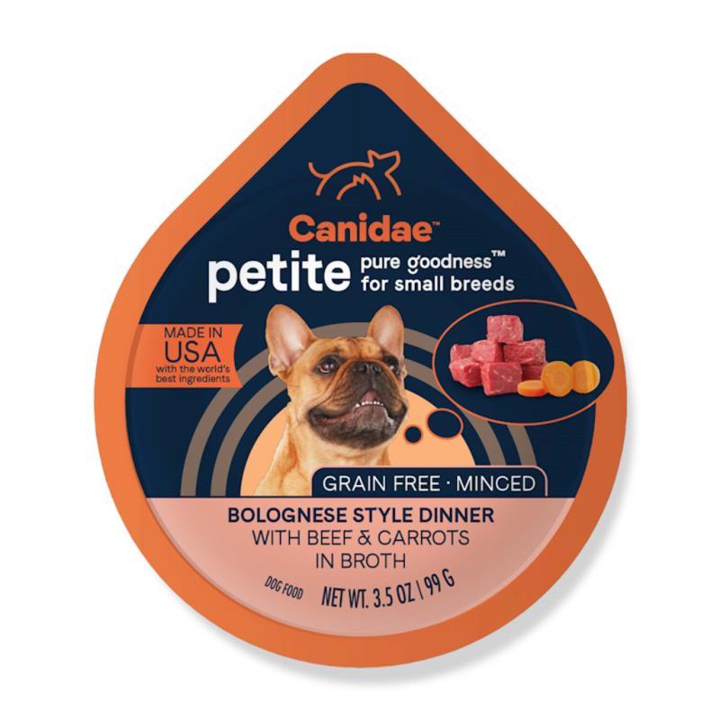 Canidae Pure Petite Grain Free Wet Dog Food, Beef & Carrots, 3.5-oz