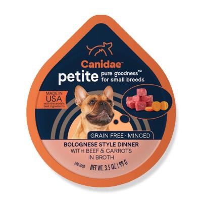 Canidae Pure Petite Grain Free Wet Dog Food, Beef & Carrots, 3.5-oz