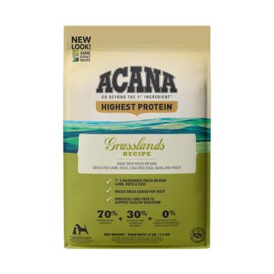 Acana Grain-Free Dry Dog Food, Grasslands, 13-lb