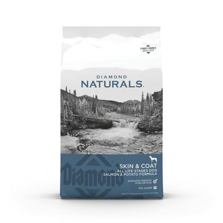 Diamond Naturals Dry Dog Food, Skin & Coat, Salmon, 30-lb
