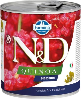 Farmina N&D Quinoa Canned Dog Food, Digestion, Lamb, 10-oz