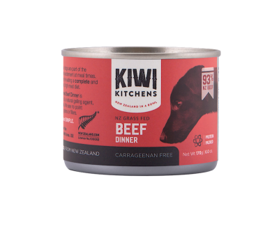Kiwi Kitchens Beef Dinner Wet Dog Food, 6-oz