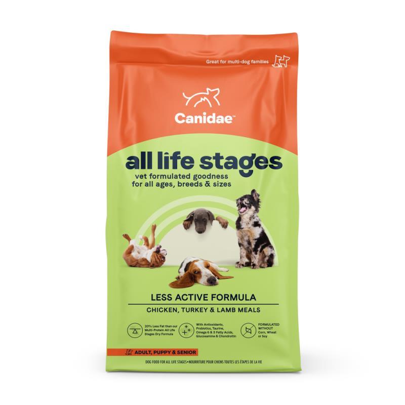 Canidae All Life Stages Dry Dog Food, Less Active, Chicken Turkey & Lamb, 5-lb
