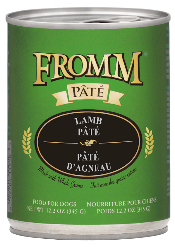 Fromm Pate Canned Dog Food, Lamb, 12.2-oz