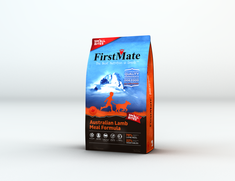 FirstMate Grain-Free Dry Dog Food, Small Bites, Lamb, 5-lb