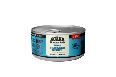 Acana Premium Pate Canned Cat Food, Tuna & Chicken, 3-oz