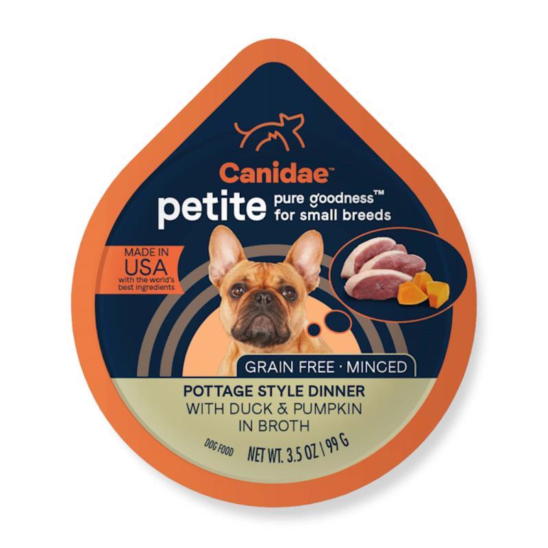 Canidae Pure Petite Grain Free Wet Dog Food, Duck & Pumpkin, 3.5-oz
