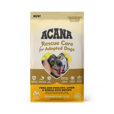 Acana Rescue Care Dry Dog Food, Free-Run Poultry, Liver & Whole Oats, 22.5-lb