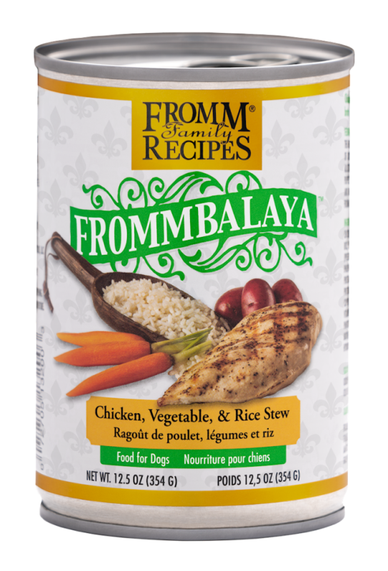 Fromm Frommbalaya Canned Dog Food, Chicken, Vegetable, & Rice Stew, 12.5-oz