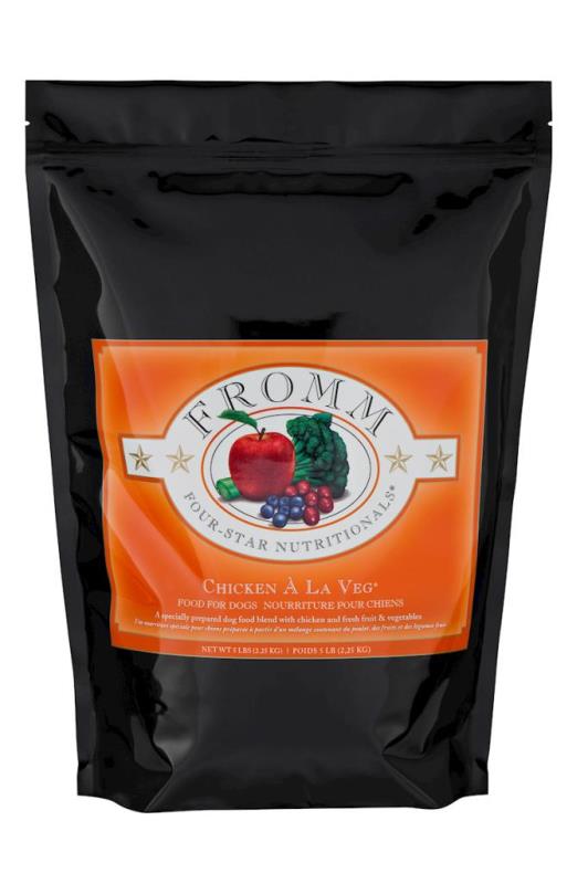 Fromm Four-Star Dry Dog Food, Chicken A La Veg, 5-lb