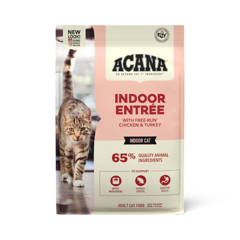 Acana Dry Cat Food, Indoor Entree, 10-lb