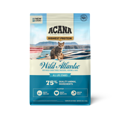 Acana Grain-Free Dry Cat Food, Wild Atlantic, 4-lb