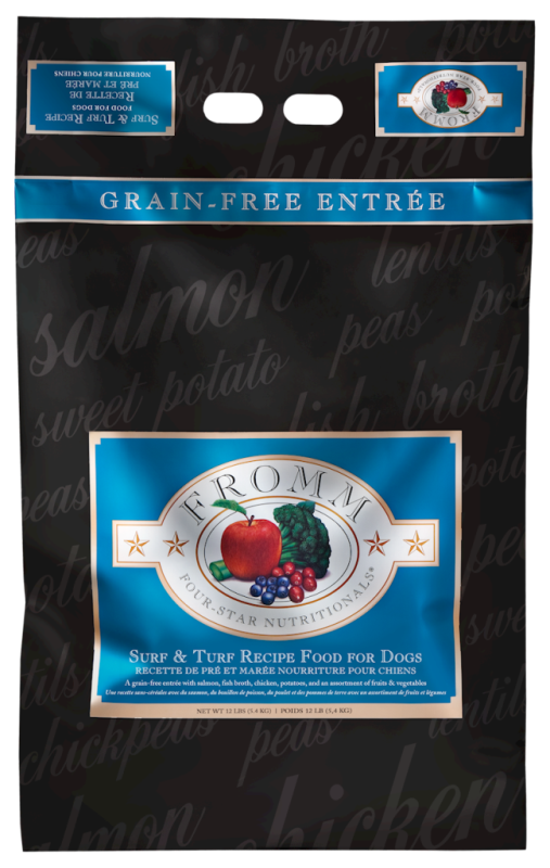 Fromm Four-Star Dry Dog Food, Surf & Turf, 12-lb
