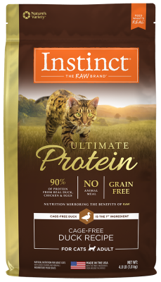 Instinct Ultimate Protein Dry Cat Food, Duck, 4-lb