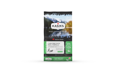 Kasiks Grain-Free Dry Dog Food, Duck, 25-lb