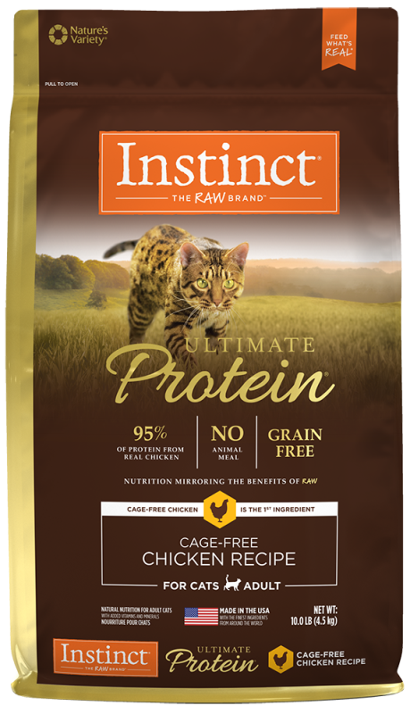 Instinct Ultimate Protein Dry Cat Food, Chicken, 10-lb