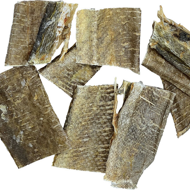 Cod Skin Chips with Yak Cheese