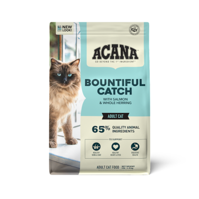 Acana Dry Cat Food, Bountiful Catch, 4-lb