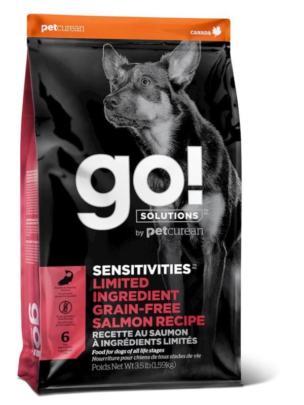 Go! Solutions Sensitivities Limited Ingredient Dry Dog Food, Salmon, 22-lb