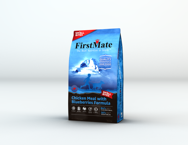 FirstMate Grain-Free Dry Dog Food, Small Bites, Chicken, 5-lb