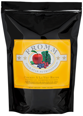 Fromm Four-Star Dry Cat Food, Chicken A La Veg, 4-lb