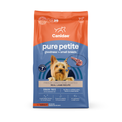 Canidae Pure Petite Grain Free Dry Dog Food, Lamb, 10-lb