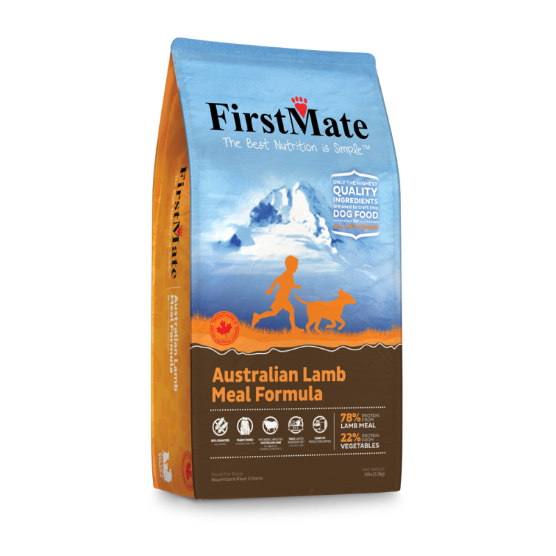 FirstMate Grain-Free Dry Dog Food, Lamb, 5-lb