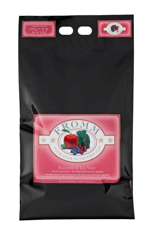 Fromm Four-Star Dry Dog Food, Salmon A La Veg, 15-lb