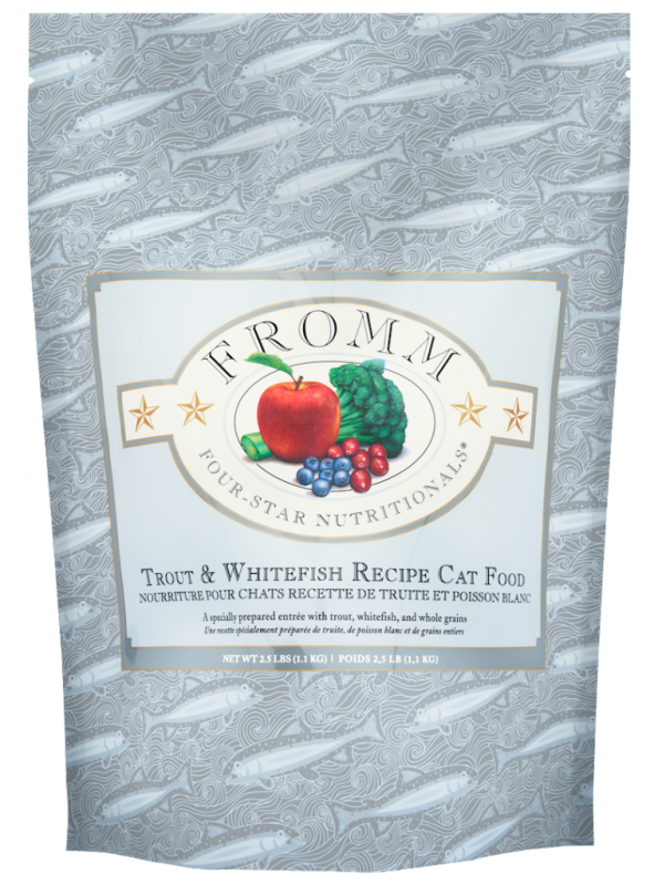 Fromm Four-Star Dry Cat Food, Trout & Whitefish, 2.5-lb