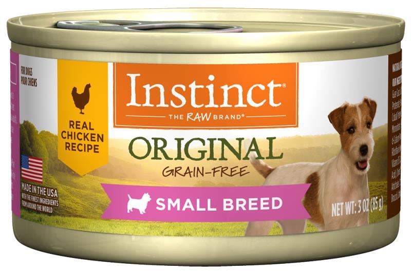 Instinct Original Canned Dog Food, Small Breed, Chicken, 3-oz