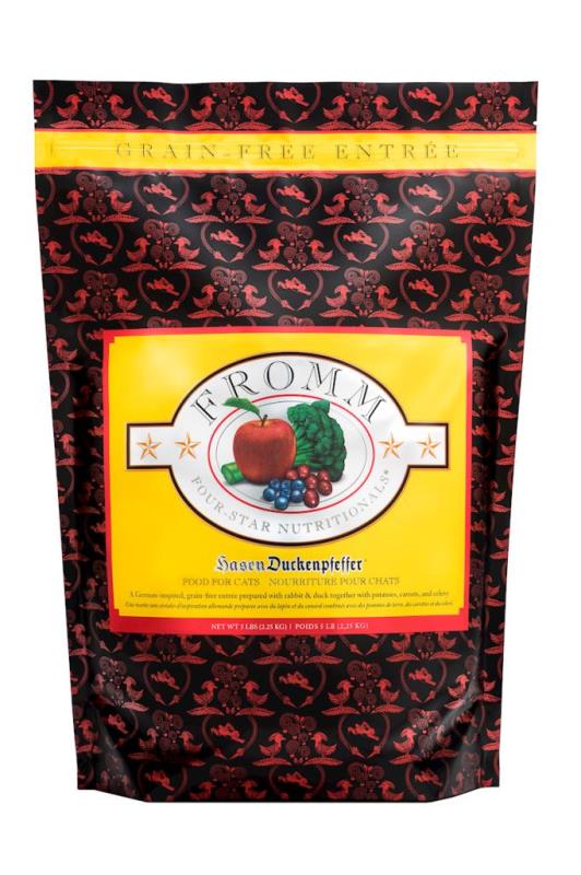 Fromm Four-Star Dry Cat Food, Hasen Duckenpfeffer, 5-lb