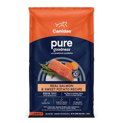 Canidae Pure Grain Free Dry Dog Food, Salmon & Sweet Potato, 22-lb