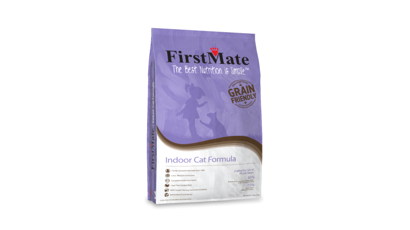 FirstMate Grain Friendly Dry Cat Food, Indoor, 13.2-lb