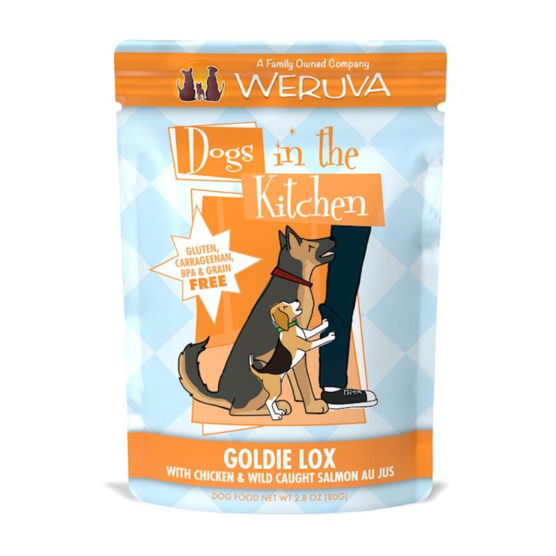 Dogs in the Kitchen Originals Wet Dog Food, Goldie Lox, Chicken & Salmon, 2.8-oz