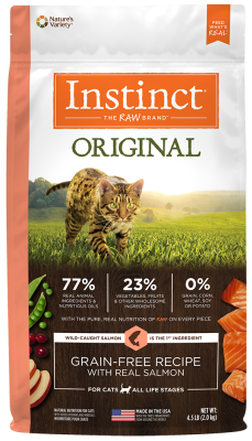 Instinct Original Dry Cat Food, Salmon, 4.5-lb