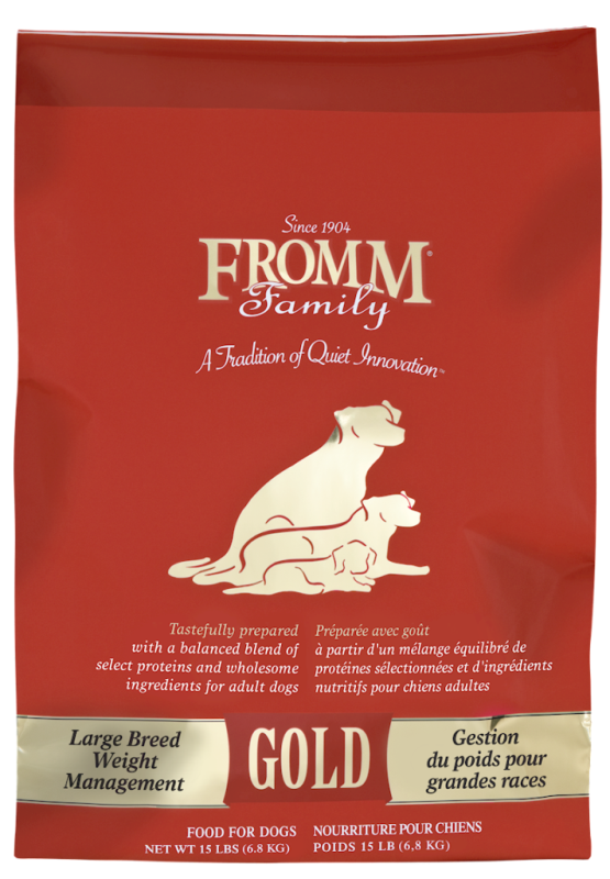 Fromm Gold Dry Dog Food, Large Breed Weight Management, 15-lb