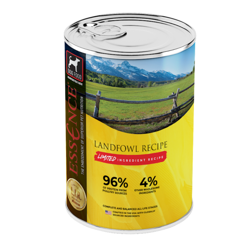 Essence LIR Canned Dog Food, Landfowl, 13-oz