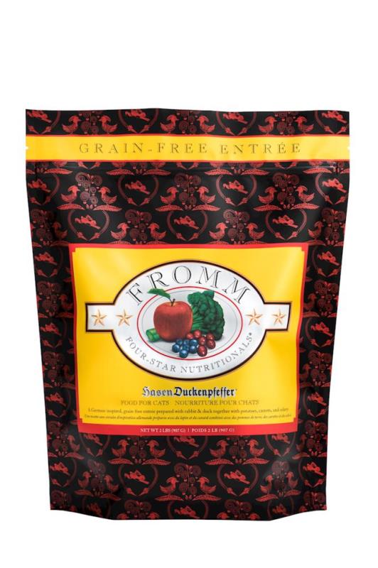 Fromm Four-Star Dry Cat Food, Hasen Duckenpfeffer, 2-lb