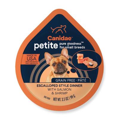 Canidae Pure Petite Grain Free Wet Dog Food, Salmon & Shrimp, 3.5-oz