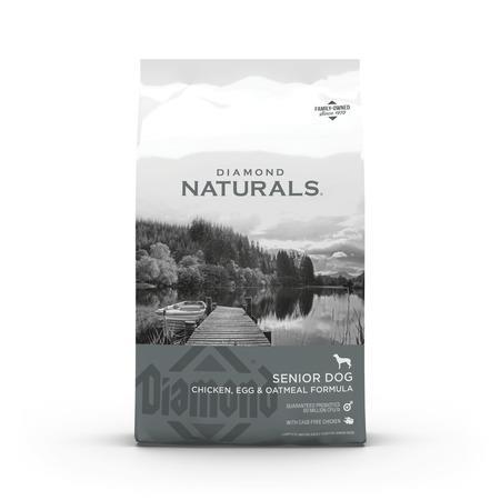 Diamond Naturals Dry Dog Food, Senior, Chicken, 35-lb