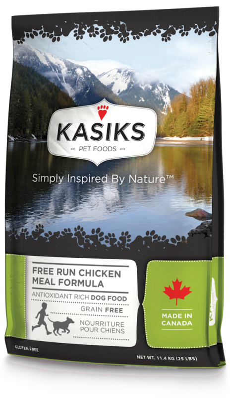 Kasiks Grain-Free Dry Dog Food, Chicken, 25-lb