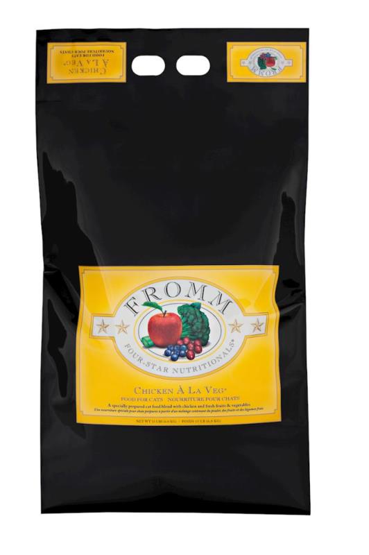 Fromm Four-Star Dry Cat Food, Chicken A La Veg, 15-lb