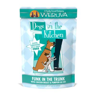 Dogs in the Kitchen Originals Wet Dog Food, Funk in the Trunk, Chicken & Pumpkin, 2.8-oz